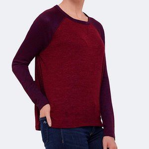 RAG & BONE JEAN BORDO RAGLAN LONG SLEEVE SOFT CAMDEN TOP TEE